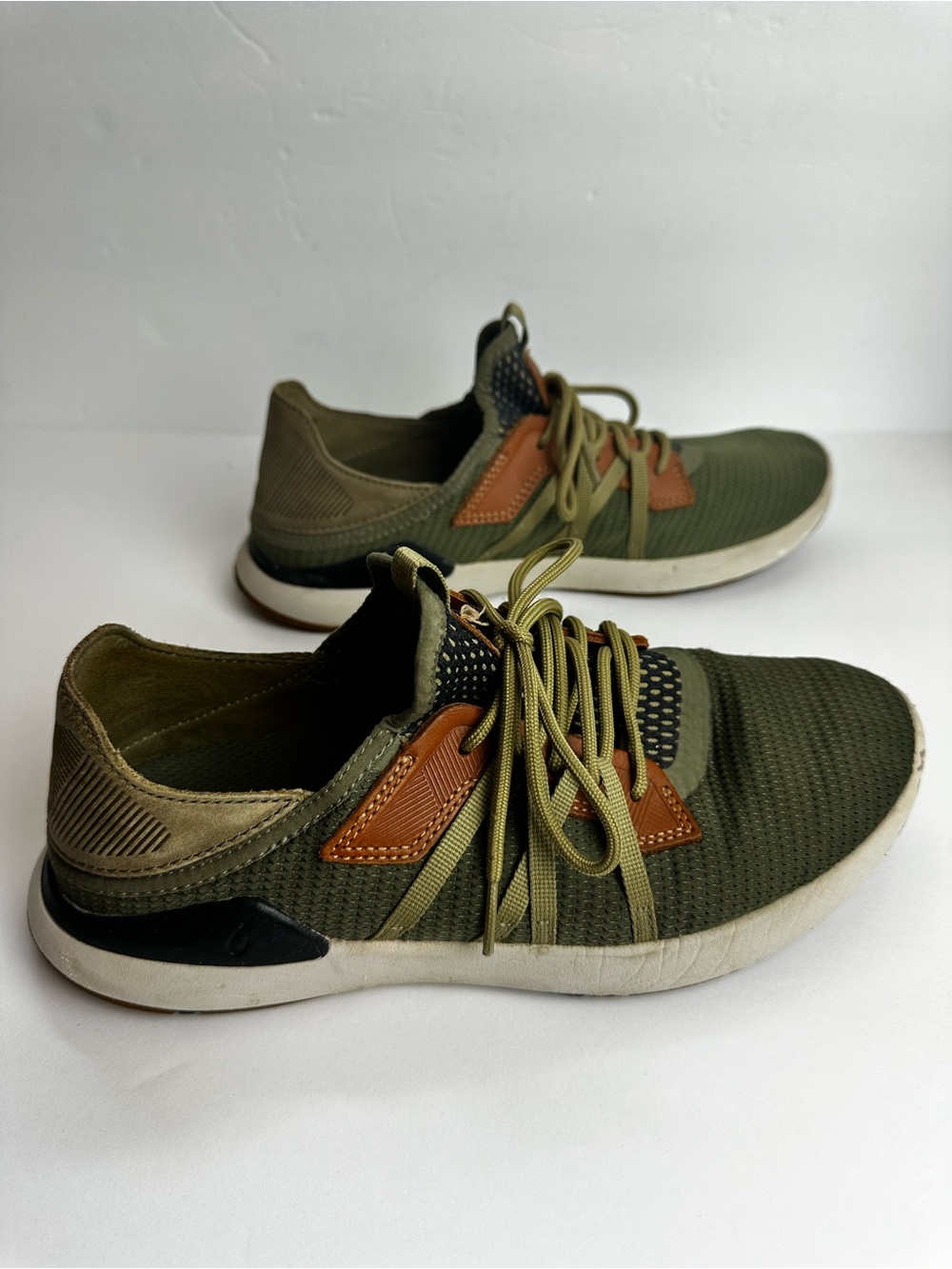 Olukai Mio Li Men’s Sneakers Size 8.5 EU 41.5 Shoes Green Lightweight Gorpcore - Picture 2 of 10
